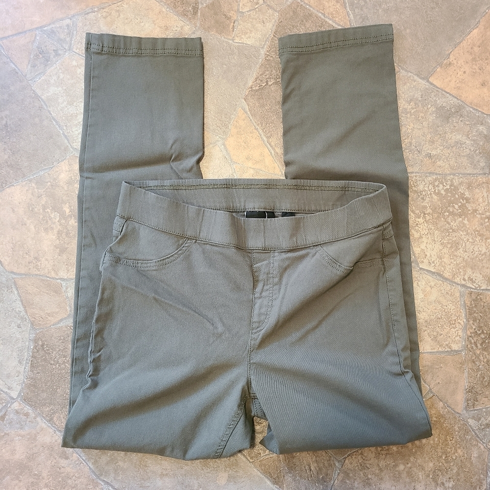 Army Green Pull On Pants